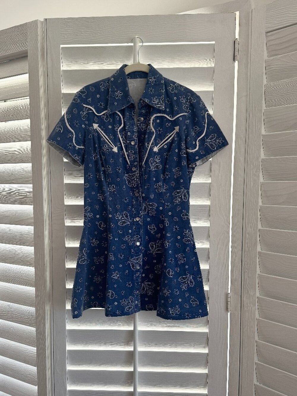 VINTAGE ASPEN dress - completely handmade in gorgeous bandanna cotton
